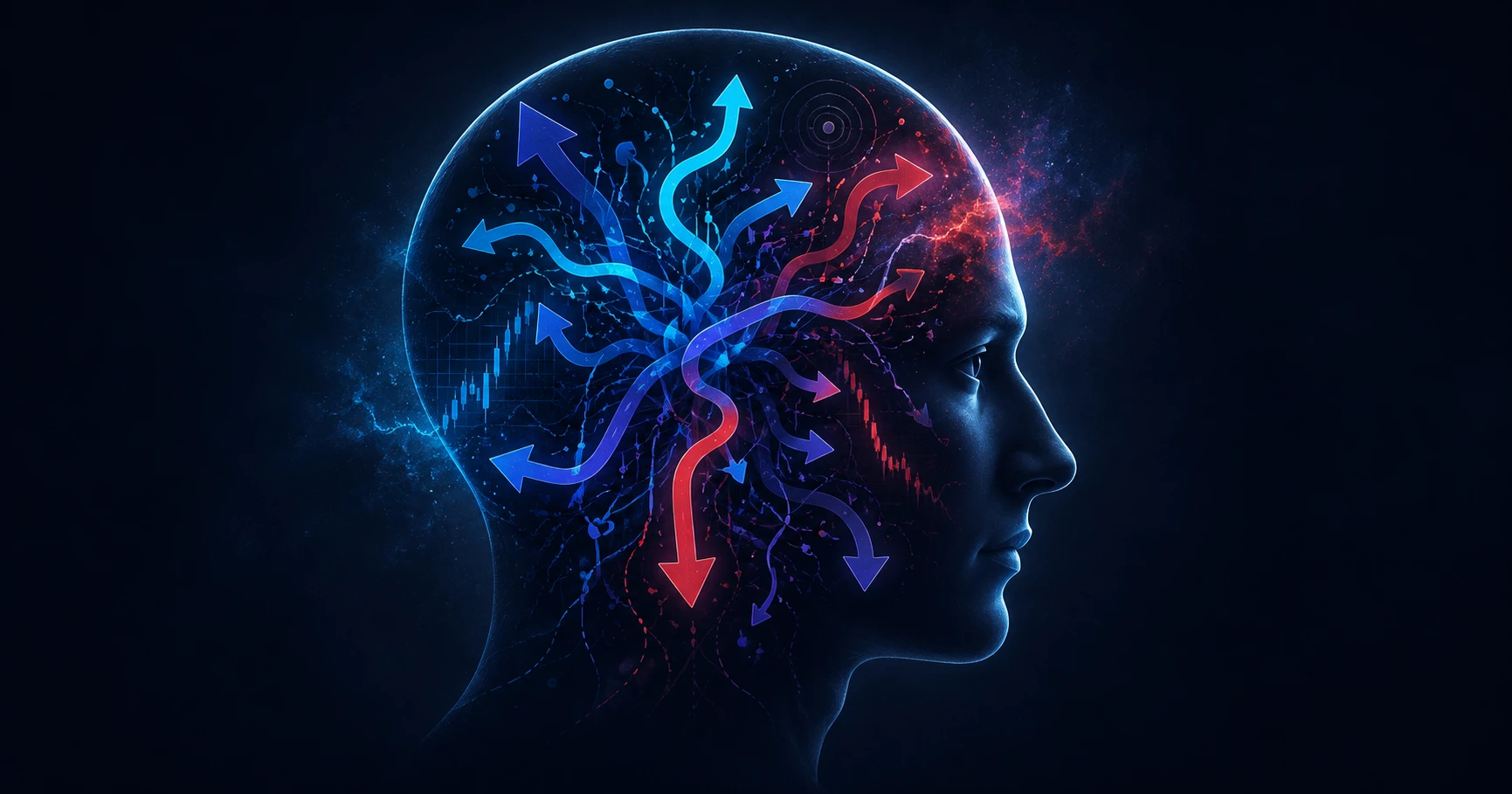 Abstract representation of emotional decision making under pressure
