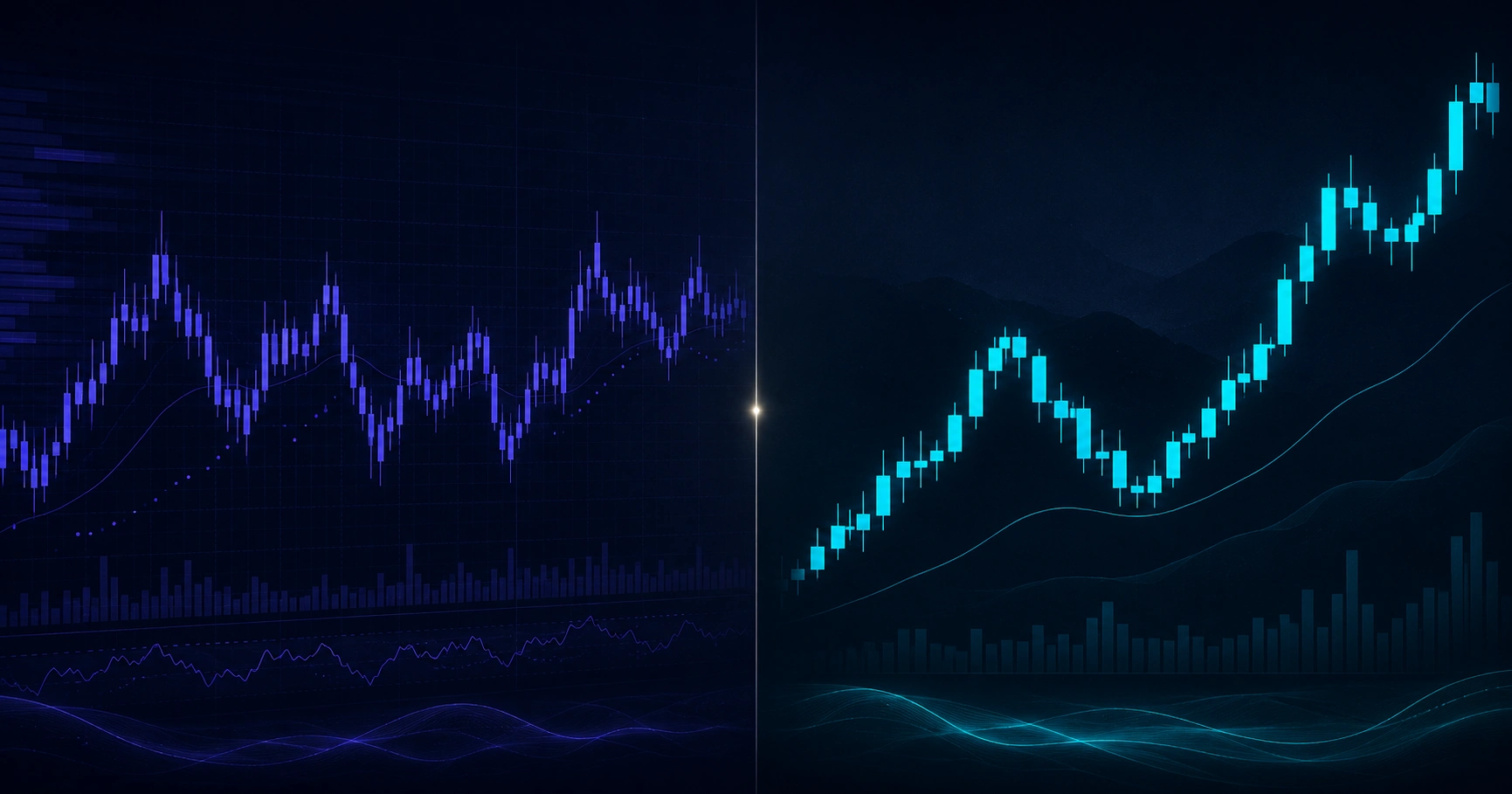 Comparison of intraday and multi-day trading timeframes